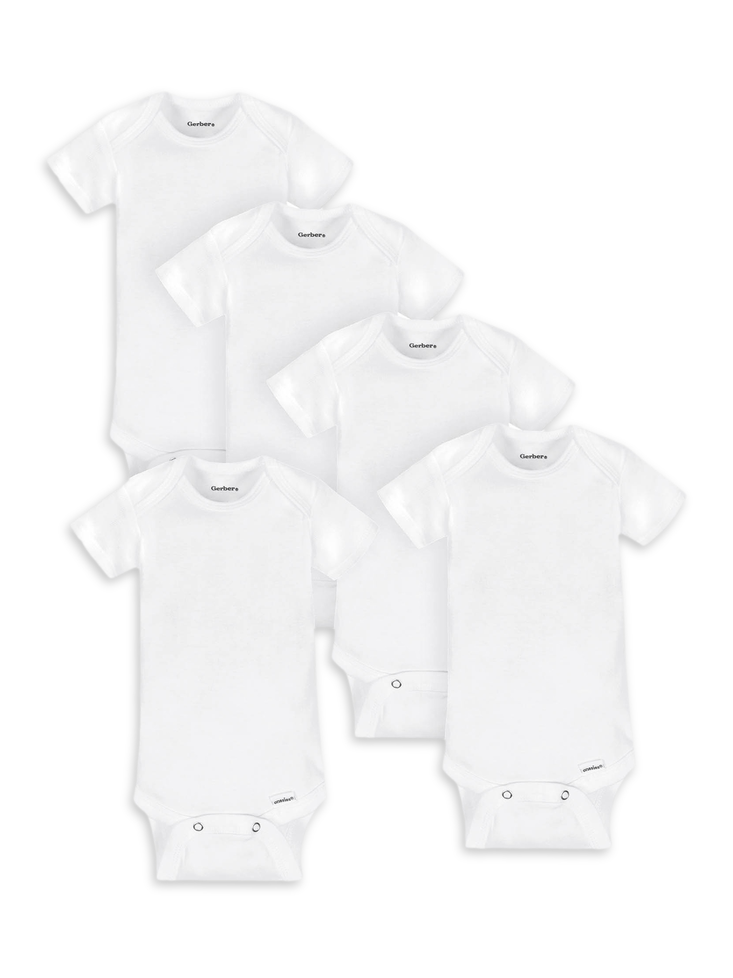 gerber organic onesies 5 pack