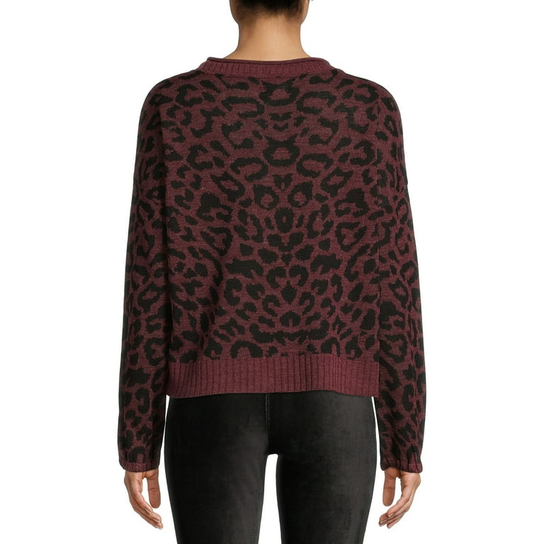 Walmart cheetah sweater sale