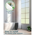 thumbnail image 6 of LZLINGMEI Frosted Glass Window Privacy Film Decorative, Bathroom Window Privacy Film for Glass Windows Cover, Static Cling, Removable, Reusable, Anti-UV, Anti-Glare, 6 of 10