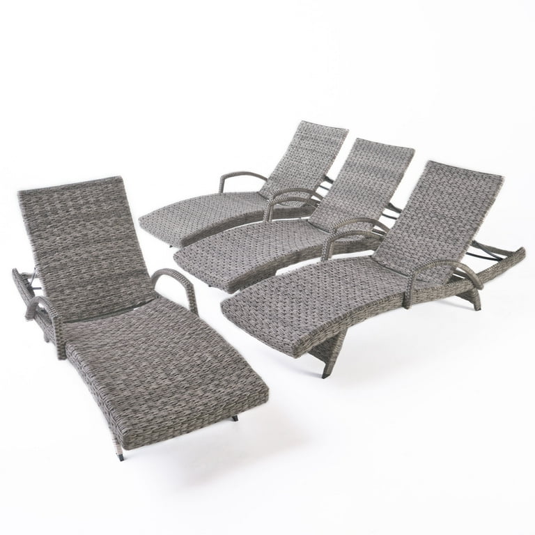 Walmart white on sale chaise lounge