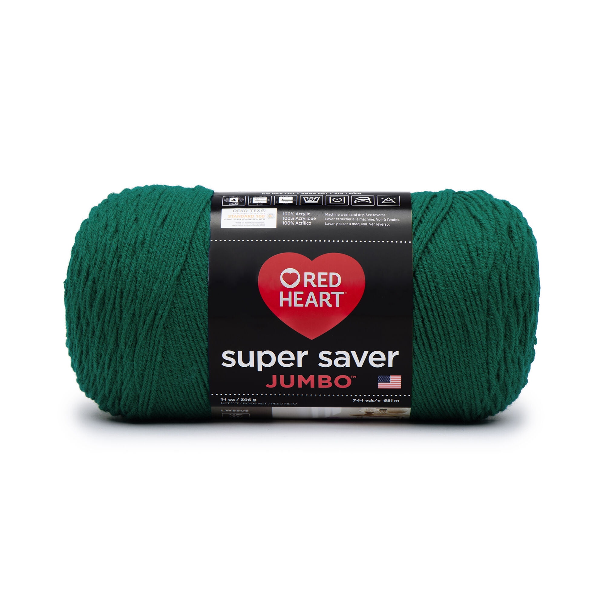 Red Heart® Super Saver® Metallic™ #4 Medium Acrylic Yarn, White