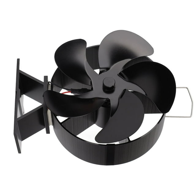 Ventilador de Chimenea de Estufa de Leña, Ventilador de Estufa Con Alimentación de Calor Alcalde Comodidado Sin Decoloración Con Dispositiva de SEGURIDAD DE METAL BI PARA EL HOGAR