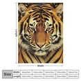 thumbnail image 4 of Nawypu Tiger Pattern Throw Blanket,Tiger Blanket for Bed Sofa Couch Soft Flannel Lightweight Throw Blanket for Adult Boys Girls, 4 of 6