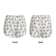 thumbnail image 3 of Balery Hand Drawn Squirrel Pattern Women's Running Shorts with Liner 2 Pockets Elastic Workout Athletic Gym Yoga Shorts-X-Large, 3 of 7