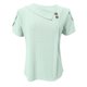 thumbnail image 5 of Blusas,Camiseta holgada de manga corta con cuello en V para mujer, informal, de verano, mezcla de poliéster y elastano, cómoda para usar en casa, sopatenor, 5 of 8