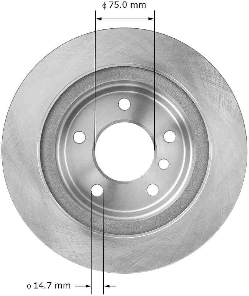 Bendix PRT6043 Premium Brake Rotor