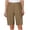 *Brown, variant on VBVC Women's Butt Lift Bermuda Shorts,High Waisted Trousers For Women,Ladies Lightweight Pants with Pockets,Gray,S-3XL