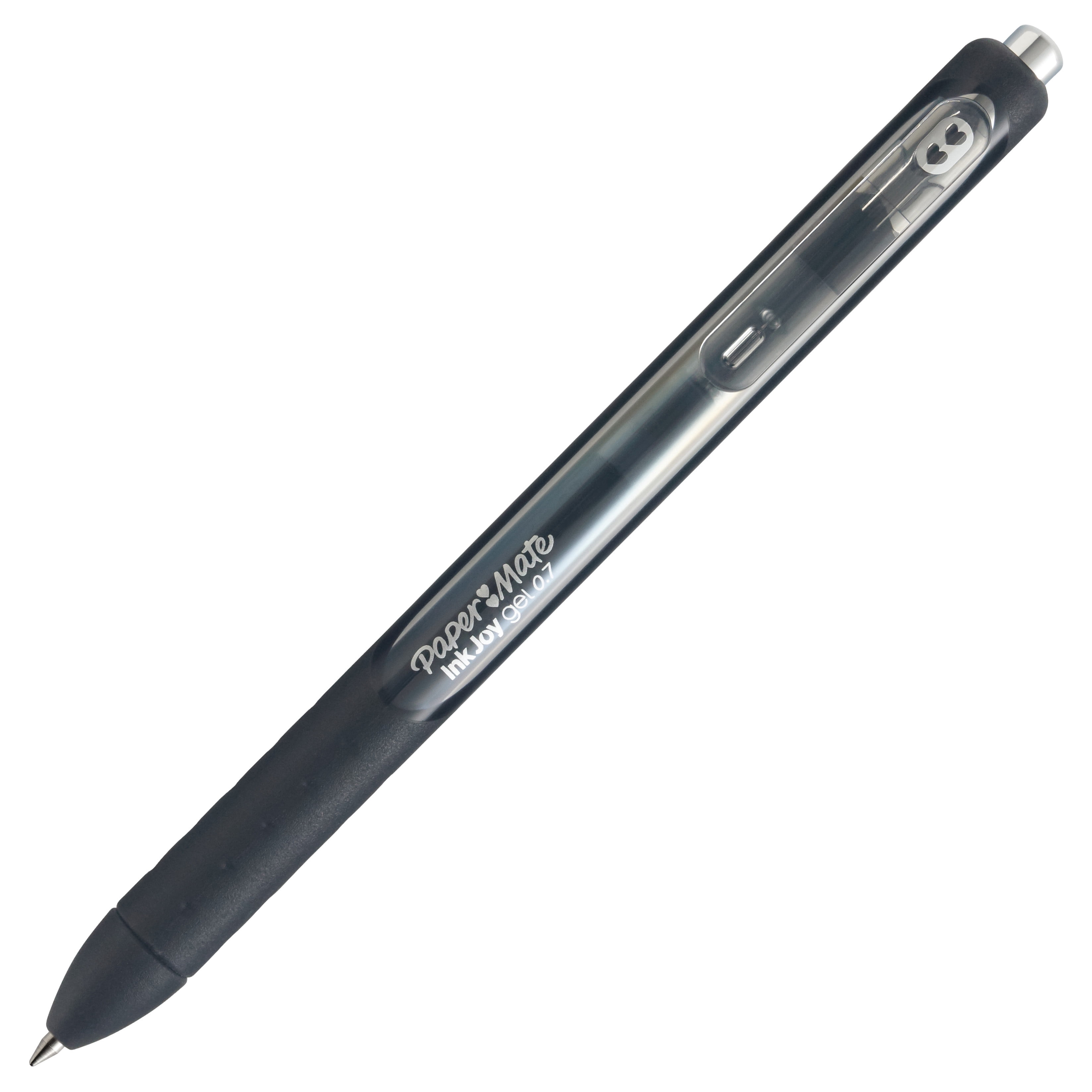dynastie schot Phalanx InkJoy Retractable Gel Pen Medium 0.7mm, Black Ink/Barrel, Dozen -  Walmart.com