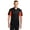 Black/ Deep Orange, variant on Sport-Tek Men's Big And Tall Performance Polo Shirt