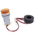 thumbnail image 2 of Ymiko Current Meter Signal Light,Current Signal Indicator,Current Signal Indicator Universal 2‑Display Round Lamp Light 60~500V AC AD16-22DVA, 2 of 8
