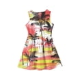 thumbnail image 4 of LTTVQM Girls Sundresses Size 12-13 Casual Color Block Summer Spring Dresses Lightweight Sleeveless Midi Dresses Fashion Crew Neck Church Dress Yellow 12-13 Years, 4 of 4