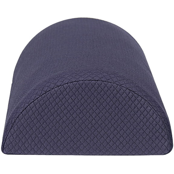 UPOUART 1Pcs Navy Polyester Cotton Memory Foam Knee Pillow for Leg Support During Side Sleeping 11.8x7.9in