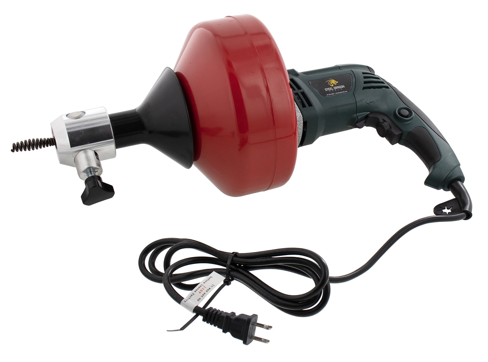 Steel Dragon Tools® 62A Drain Cleaning Machine with 5/16" x 35' Snake