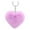 Z1-Purple, variant on 1 Pcs Colorful Pom Poms Keychains,Fluffy Ball Keychain,Faux Fur Keyring,Valentine's Day Party Gifts,Backpack Charms Accessory for Women for Handbag Tote Bag Pendant Purse(White)