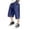 Dark Blue, variant on Huangxinggg Boys Summer Casual Denim Shorts Lightweight Loose Cargo Mid Length Five Pocket Trousers For Kids And Big Boy