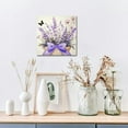 thumbnail image 6 of Chilfamy Lavenders Butterfly Canvas Wall Art Home Decor Ready To Hang Room Art 16x16in, 6 of 6