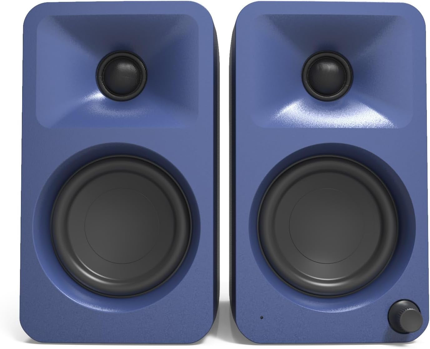 Kanto ORAMU 100W Powered Reference Desktop Computer Speakers with Bluetooth 5.0 and USB-C Input | Bi-Amplified | 100 Hz Automatic Crossover | Reference Quality Sound | Pair | Matte Blue