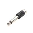 thumbnail image 2 of 4Pcs Rca Female Jack To 6.35mm 1/4In Male Mono Plug Mic Audio Adapter Connector, 2 of 7