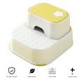 thumbnail image 4 of YAOMOBB Double Step Stool Toddler Step Stool Double Step Toy Storage Function Non Slip Rubber Feet Potty Training Stool for, 4 of 7