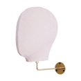 thumbnail image 4 of Soporte de exhibición de pelucas Soporte de pared para postizos, sombreros, tocados y postizos Beige dorado, 4 of 8