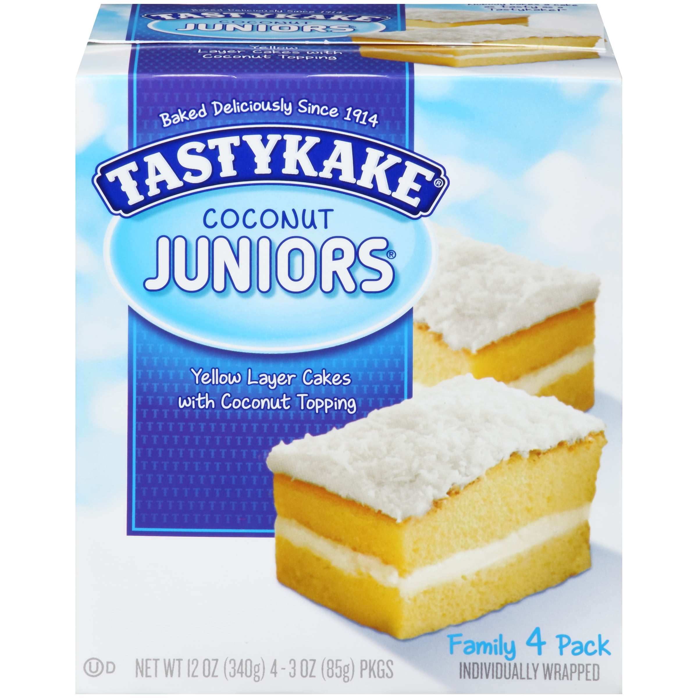 Tastykake® Coconut Juniors® 4-3 oz. Packages