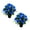 Blue, variant on 2Pcs Creative Grave Floral Arrangement with Bright Roses for Outdoor Decoration