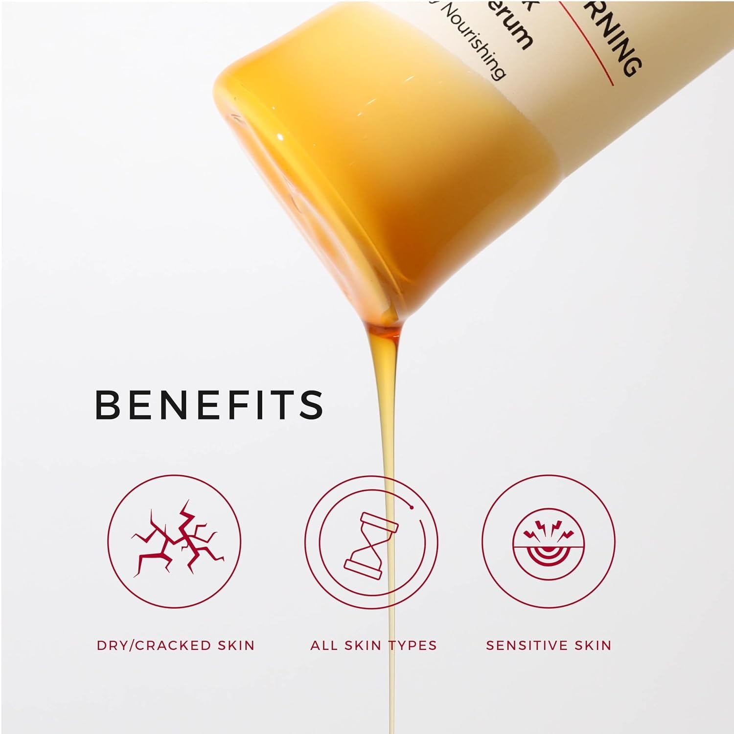 Hey Honey Good Morning Honey Silk Facial Serum – Smooths Fine Lines, Hydrates & Brightens, 1 oz | 30 mL
