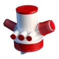 thumbnail image 2 of GROWTH TANK Floor Drain Tee Joint Adapter for Washing Machine Drain Cover Kitchen Drain Pipe, 2 of 9