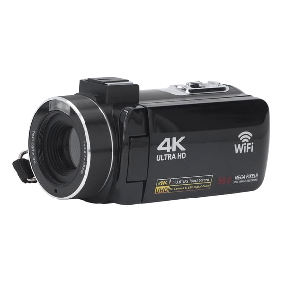 Cámara de video 4K Ultra HD, VideoComisión de Cámara de Video de Micrófono externo 3 Pulgadas de Alta Definición para la Industria Educata para Vieges al Aire Libre