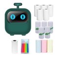 thumbnail image 1 of Riwcyla Pocket Printer Portable Thermal Instant Photo Printing Label Maker Machine BT Wireless Connect Compatible with Android or iOS APP Support Receipt Label Memo Sticker Notes Lists Scrapbook D, 1 of 6