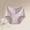 Purple, variant on Women’s Fashion Mid Waist Briefs, Ventilated & Traceless Panties, Soft Cotton Hip Lifting Underwear, Size M-3XL