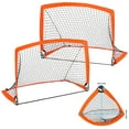 thumbnail image 1 of Buts de Soccer, Ensemble de 2 - Taille 3.6'x2.7' Portable Pliable, 1 of 8