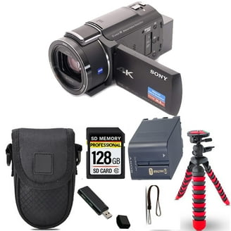 Sony FDR-AX43 4K UHD Handyman Camcorder with Bag, Tripod and