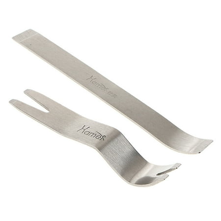 

2Pcs Removal Pry Bar Tool Set Car Audio Panel Door Clip Open Remover Kits