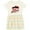 Natural with Stripes, variant on Inktastic My Great Grandma Loves Me with Cute Ladybugs Girls Toddler Dress