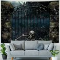 BCIIG Halloween Photography Backdrop Halloween Night Graveyard Backdrop