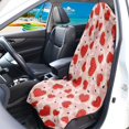 thumbnail image 3 of Uourmeti Heart-shaped Watermelon Print Terry Cloth Car Seat Cover Non-Slip Back Waterproof Car Seat Cover, Sweatproof Non Slip Car Seat Towel Cover Fit for SUVs Trucks Cars, 3 of 7