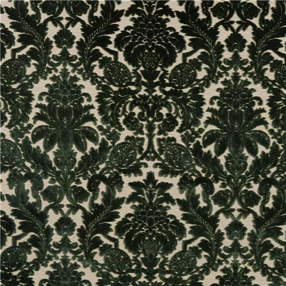 American Silk 25672 15.75 in. Florentine Handmade Silk Fabric Cloth, Emerald