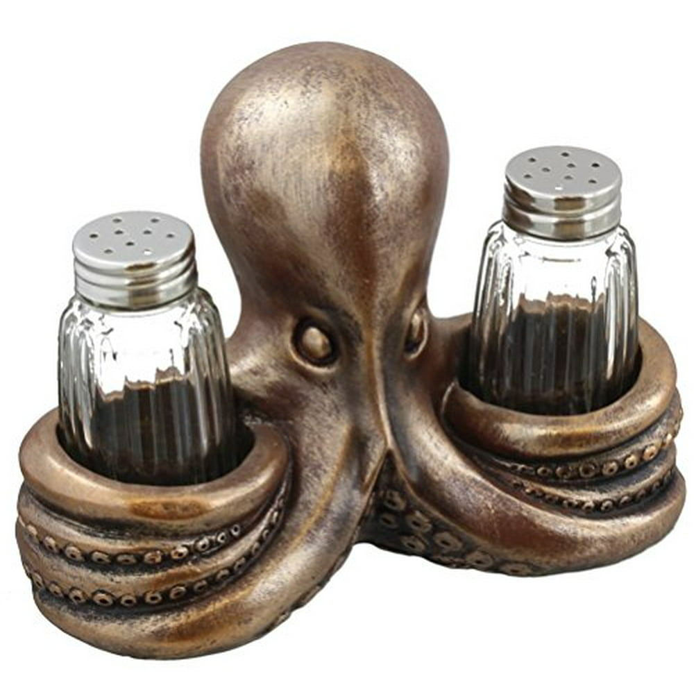 DWK Decorative Octopus Salt & Pepper Shaker Set