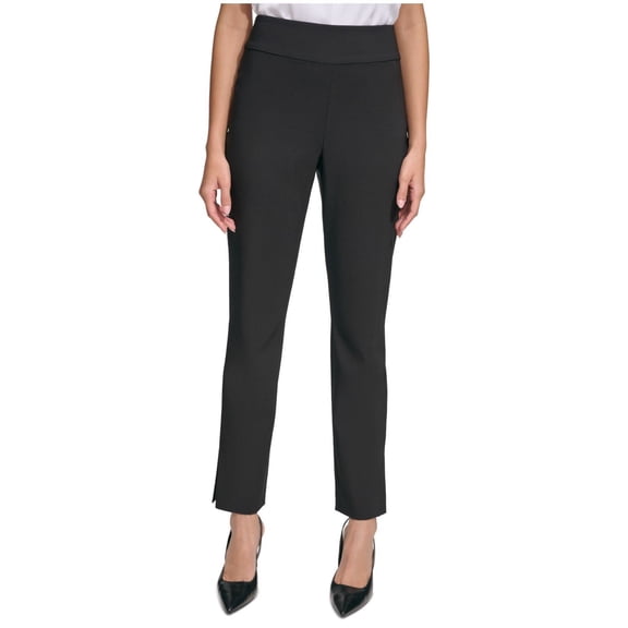 Calvin Klein Womens Highline Dress Pants, Black, 16