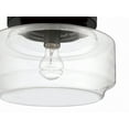 thumbnail image 3 of X3112-FB Craftmade Lighting Peri - 1 Light Flush Mount-Flat Black Finish, 3 of 4
