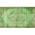 thumbnail image 1 of Ahgly Company Indoor Rectangle Contemporary Yellow Green Abstract Area Rugs, 7' x 9', 1 of 6