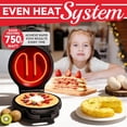 thumbnail image 2 of Flip Pancake Maker, Electric Pancake Maker Machine, 6.5 Inch Nonstick Ceramic Crepe Pan for Pancakes, Omelette, Crepe & Quesadilla, Frittata Pan, Fluffy Pancake Griddle, Graphite, 2 of 8