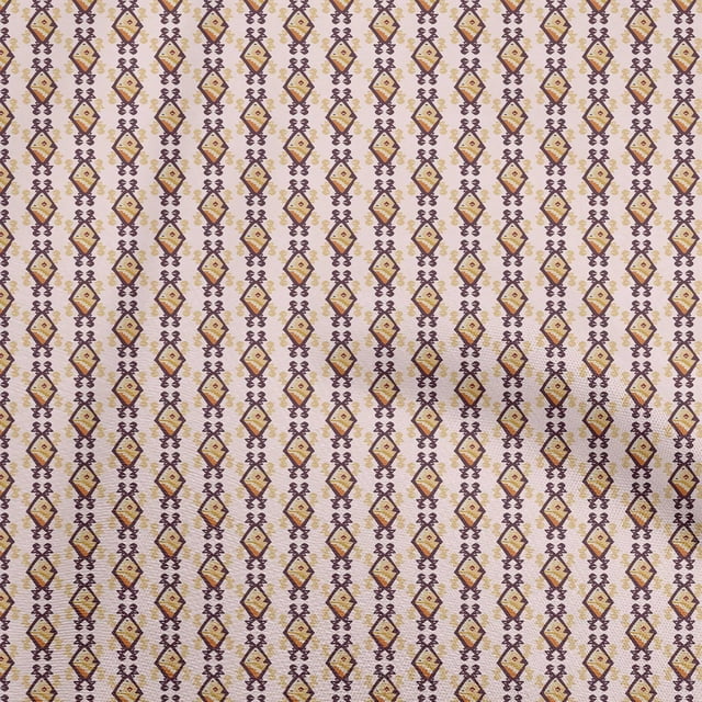 oneOone Polyester Spandex Light Pink Fabric Asian Kilim Sewing Material Print Fabric By The Yard 56 Inch Wide