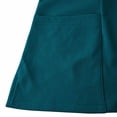 thumbnail image 4 of TEAJOPSUU Womens Scrubs Set Criss Cross V-Neck Short Sleeve Top4-Pocket Straight Leg Jogger Pants Side Split Scrubs Medical Uniform B-Green, 4 of 8