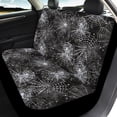 thumbnail image 4 of FOR U DESIGNS Spider Web Print Automotive Seat Cover Full Set of 4 Washable Front Split Rear Bench for Car Breathable Driver Seat Cover Halloween Decor Universal Fit for Suvs Vans Trucks, 4 of 7