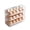 Khaki, variant on 30-Cell Rolling Egg Dispenser, Durable Refrigerator Storage Case, Transparent Countertop Keeper for Pantry Organization, Food Freshness Extension & Daily Cooking Prep, Beige