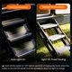 thumbnail image 4 of CaiYueKe Magnetic Solar RV Step Lights Outdoor Waterproof Magnetic Solar Lights for RV Camper Trailer Steps Patio Stairs Deck Walkway Safety Light Auto On Off LED Step Lights, 4 of 9