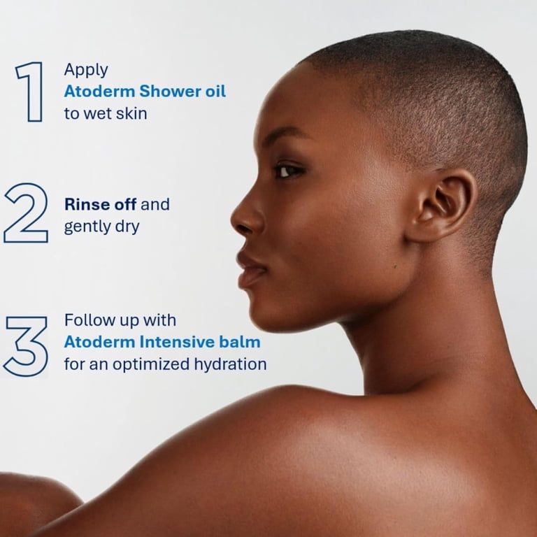 Bioderma Atoderm Shower Oil, Cleansing Oil For Face & Body