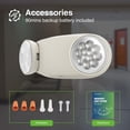 thumbnail image 4 of Luz de emergencia FREELICHT, paquete de 8 unidades, LED cableadas UL 924, 4 of 9